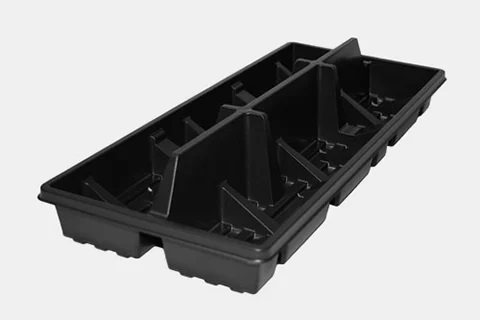 SL F R 6 Tray Black - 100 per case - Grower